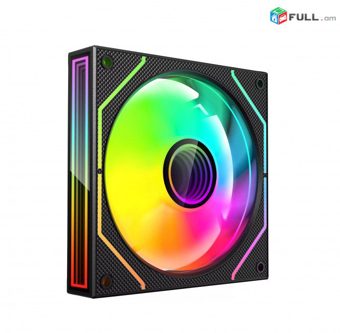 Հովացուցիչ * (Cooler) Вентилятордля корпуса GMNG GG-CF120ARGB5-PWMBK ARGB 120х120x25 черный 4-pin