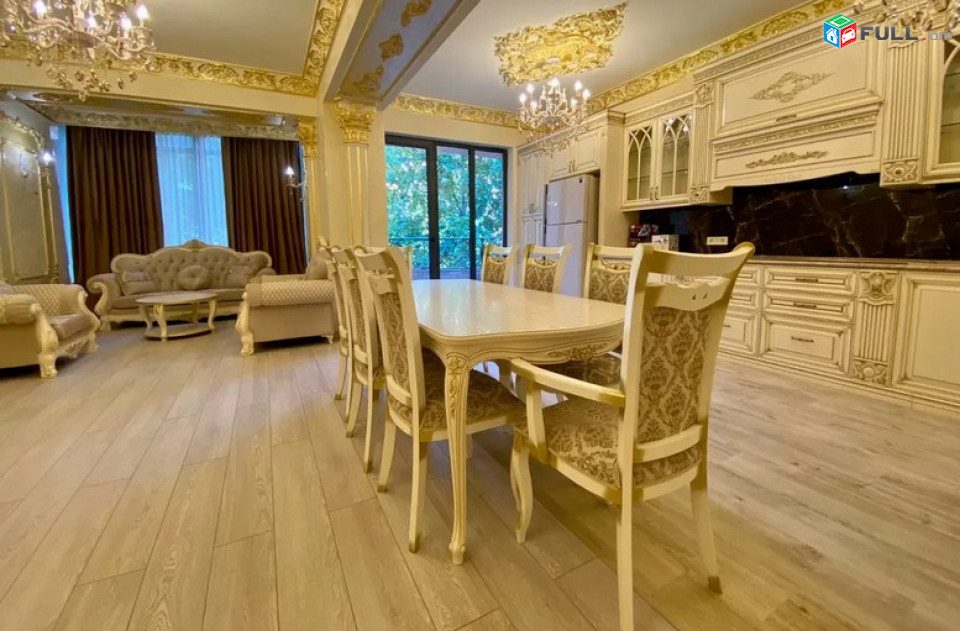 AK4250   Ընդարձակ 4 սենյականոց բնակարան նորակառույց շենքում Փավստոս Բուզանդի փողոցում, 203 ք.մ.