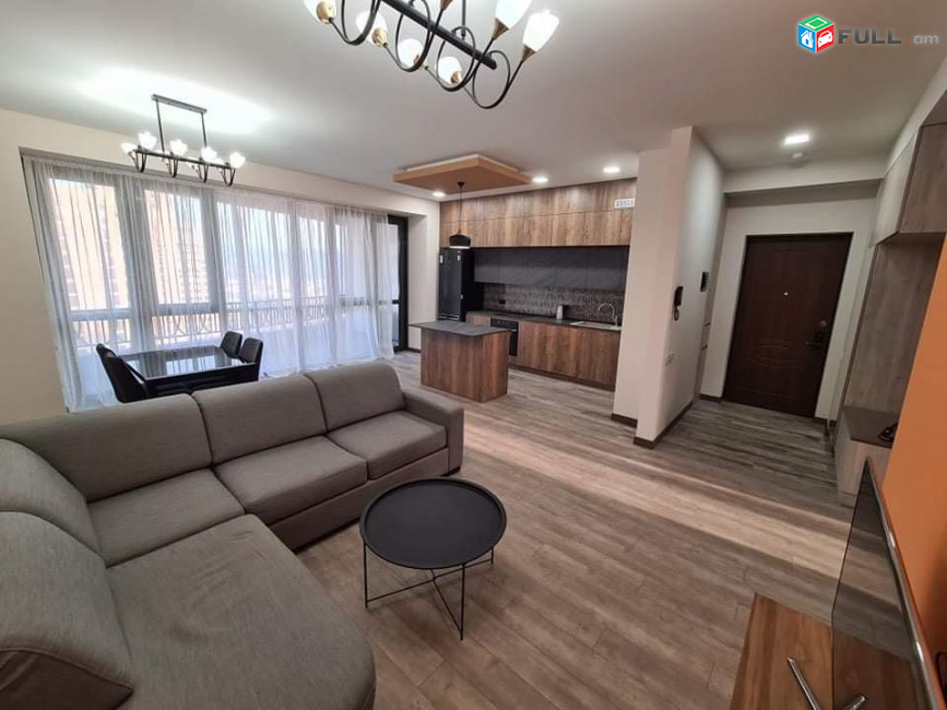AK6006  Վարձով 3 սենյականոց բնակարան  նորակառույց շենքում Սասնա Ծռերի փողոցում