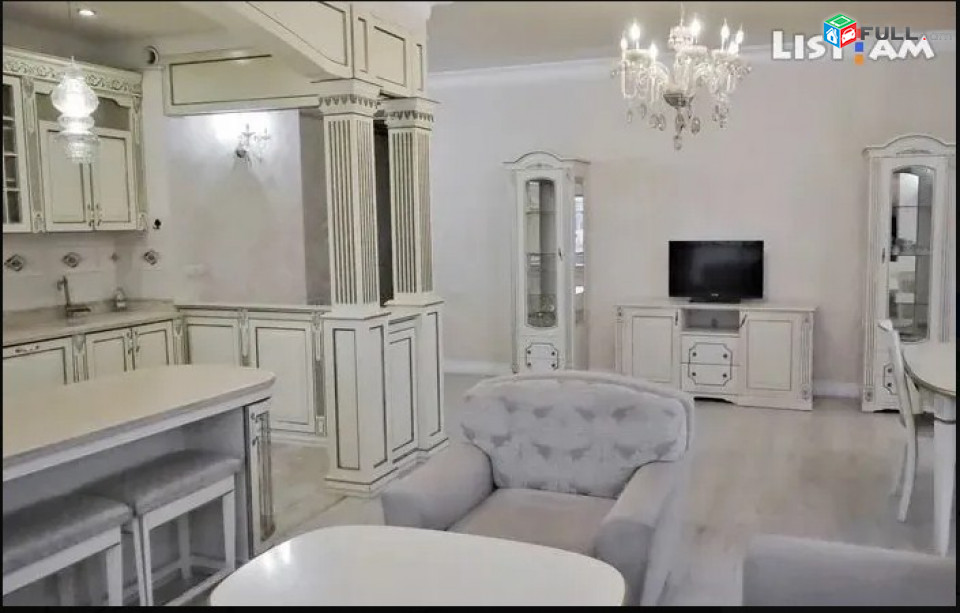 AK10073  Վարձով 3 սենյականոց բնակարան  նորակառույց շենքում Գյուլբենկյան փողոցում