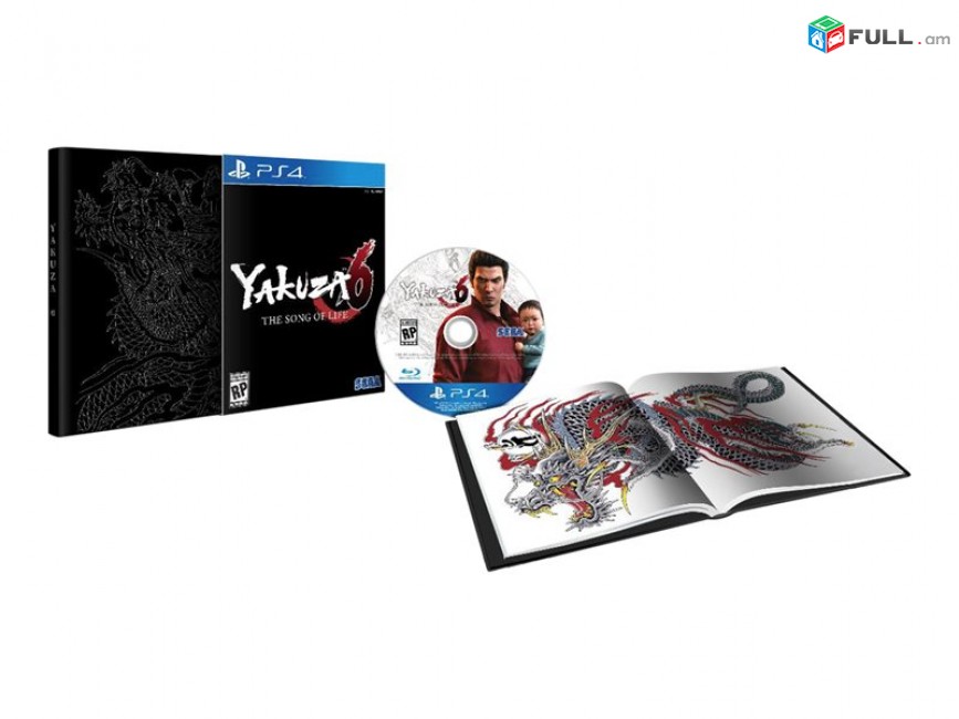 Yakuza 6 Essence of Art Edition PS4 PS5 Playstation 4 Playstation 5 նոր փակ տուփ