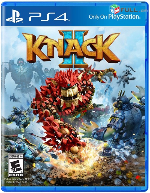 Playstation 4 Playstation 5 PS4 PS5 Knack 2 disc disk նոր փակ տուփ диск pak tup