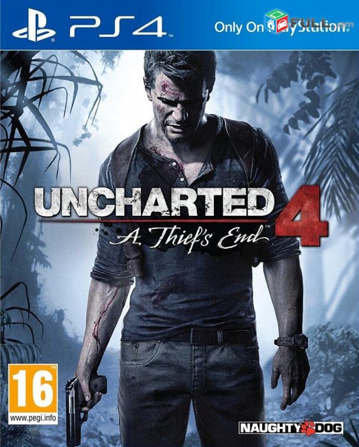 Uncharted 4 ps4 ps5 Playstation նոր փակ տուփ nor pak tup disk