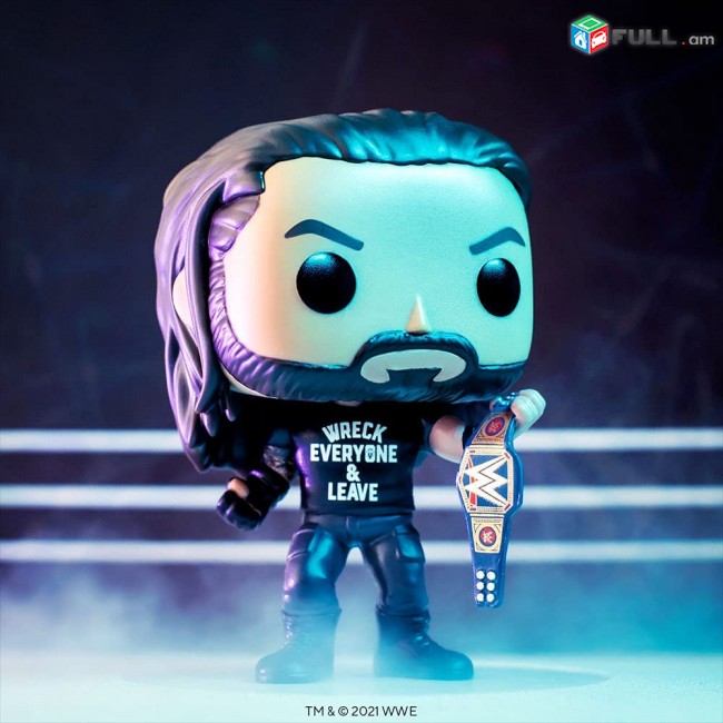 Funko Pop! Exclusive WWE: Roman Reigns with Title, Wreck Everyone