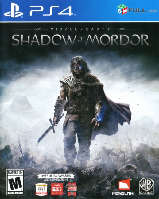 Խաղ PlayStation 4-ի համար Middle-earth: Shadow of Mordor