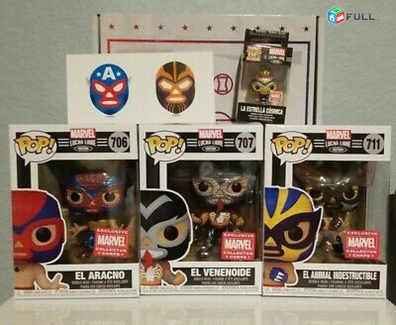 Funko Pop Marvel Luchadores Marvel Collector Corps