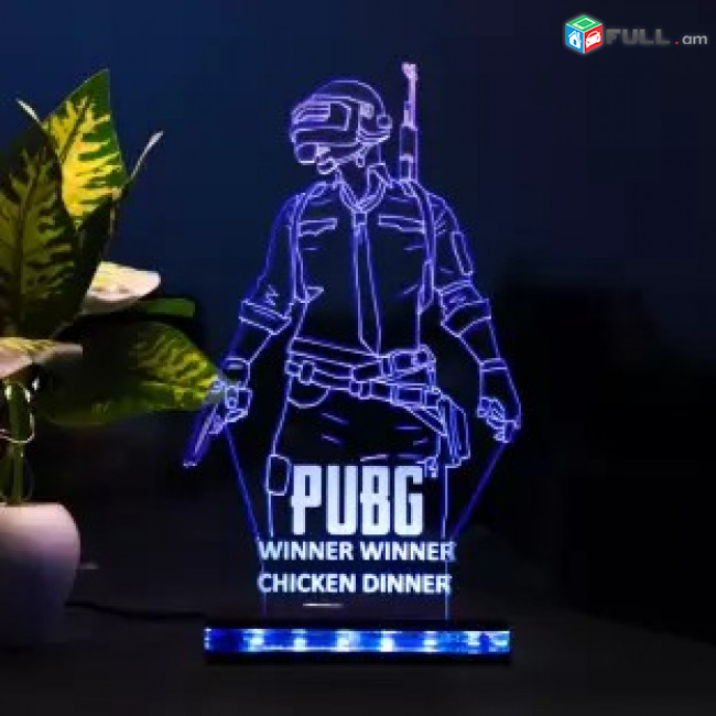 PUBG 3D Lamp