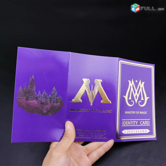 Harry Potter Ministry of Magic ID քարտ
