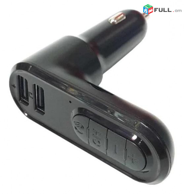 HZ H33 մեքենայի fm մոդուլատոր, Bluetooth, 2xUSB, MicroSD, հեռակառավարման վահանակ