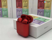 InPods i12 անլար ականջակալներ միկրոֆոնով, TWS կարմիր