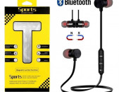 Bluetooth Sports Մագնիսական անլար ականջակալ խոսափողով