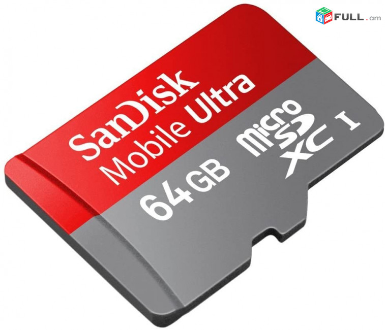 SanDick 64GB Հիշողության քարտ with adapter