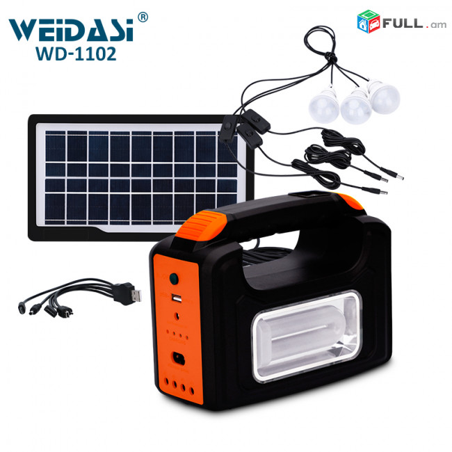 Weidasi WD-1102 Արևային հավաքածու Power Bank