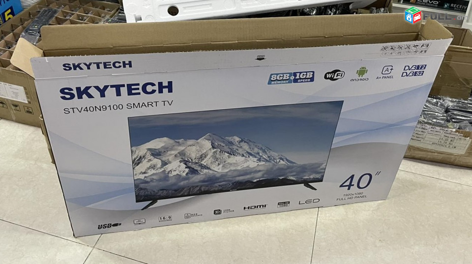 Телевизор 102 см SkyTech STV40N9100 Smart Android, Android-ТВ, հեռուստացույց, սմարթ TV, television