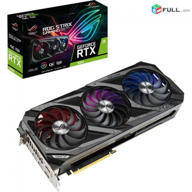 ASUS GeForce RTX 3080 Republic of Gamers Strix Gaming OC Graphics Card