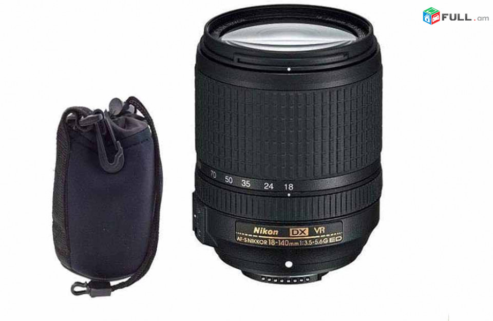 Nikon 18-140mm f/3.5-5.6G ED AF-S DX NIKKOR VR Lens. 