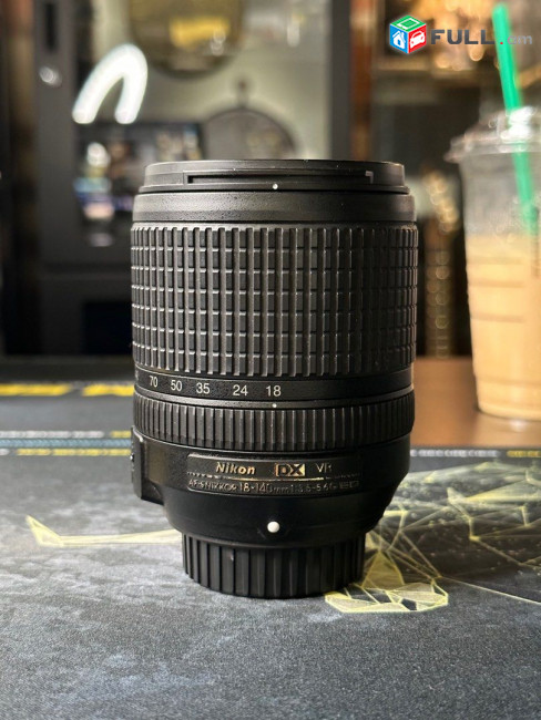 Nikon 18-140mm f/3.5-5.6G ED AF-S DX NIKKOR VR Lens. 