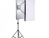 1հատ Studio մշտական ​​լույս SoftBox 50/70+4 հատ լամպեր+շատատիվ 2 մեդր: