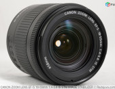 Canon EF-S 18-55mm f/3.5-5.6 stm Camera Lens+hood.