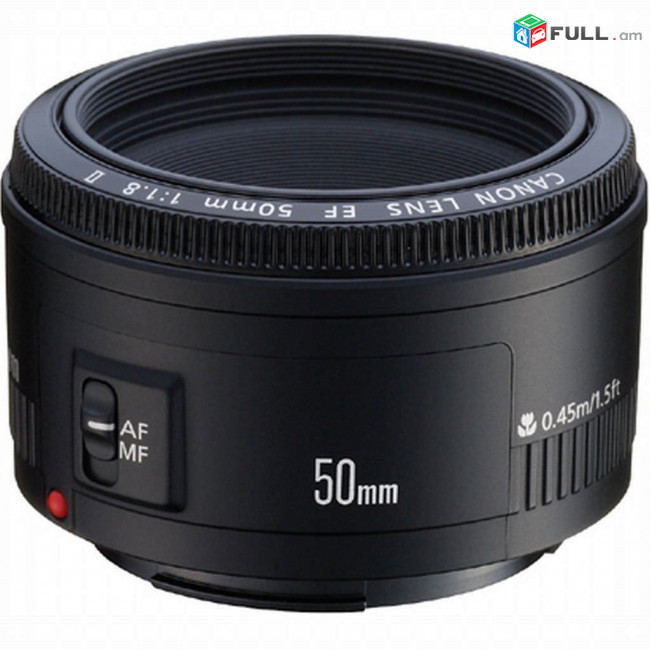Canon EF 50mm f/1.8. 