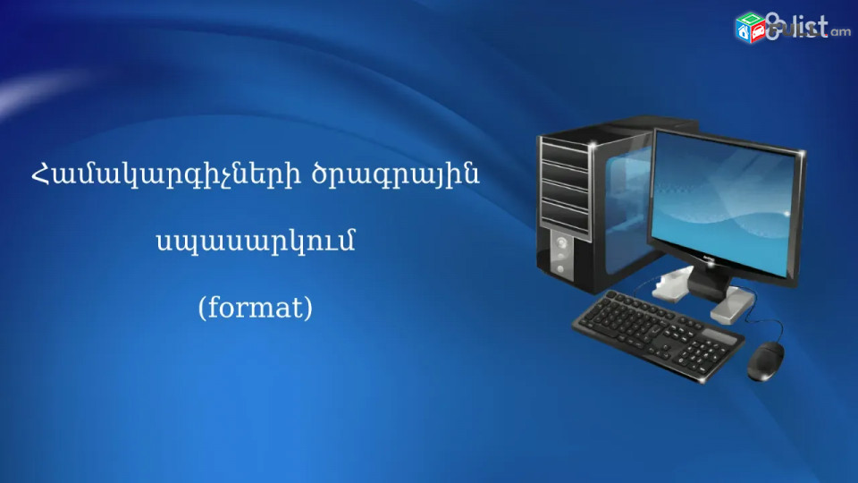 Համակարգիչների ծրագրային սպասարկում (format)