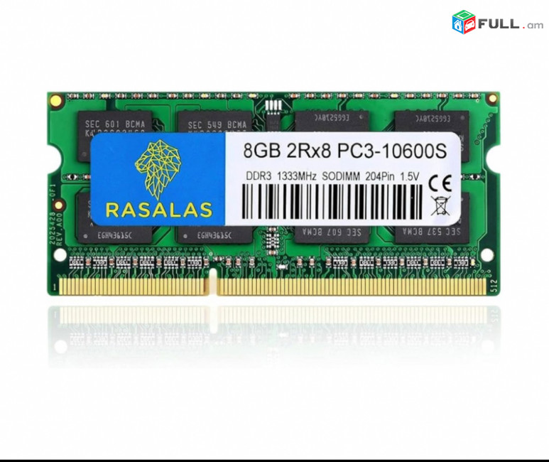 Rasalas 8GB DDR3L 1333 mhz