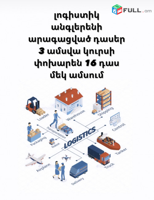 Լոգիստիկ անգլերենի արագացված դասեր 