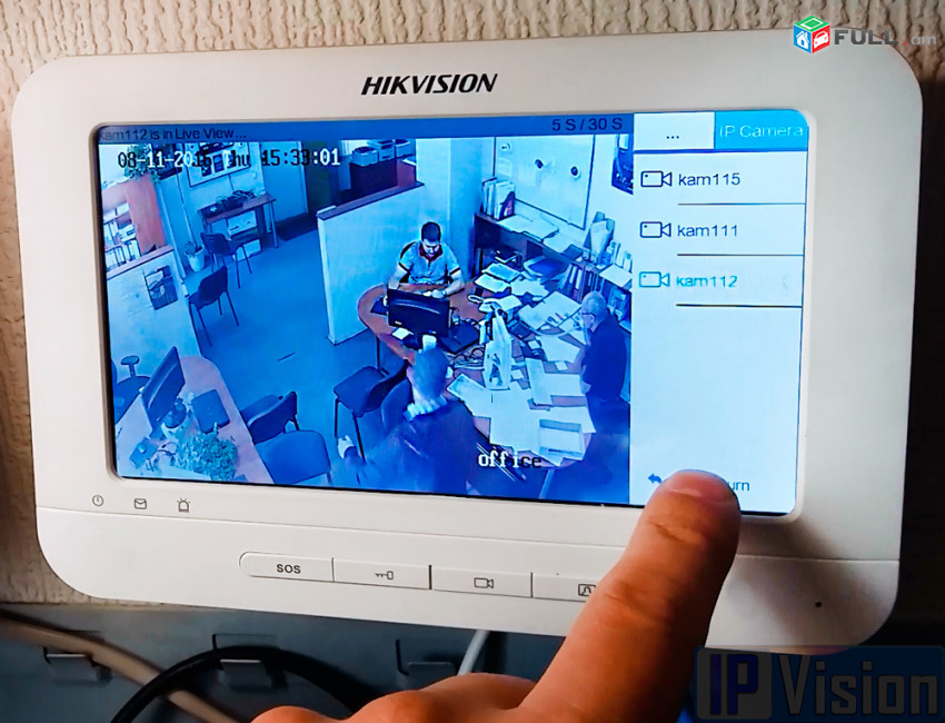 Դամաֆոնների տեղադրում Hikvision