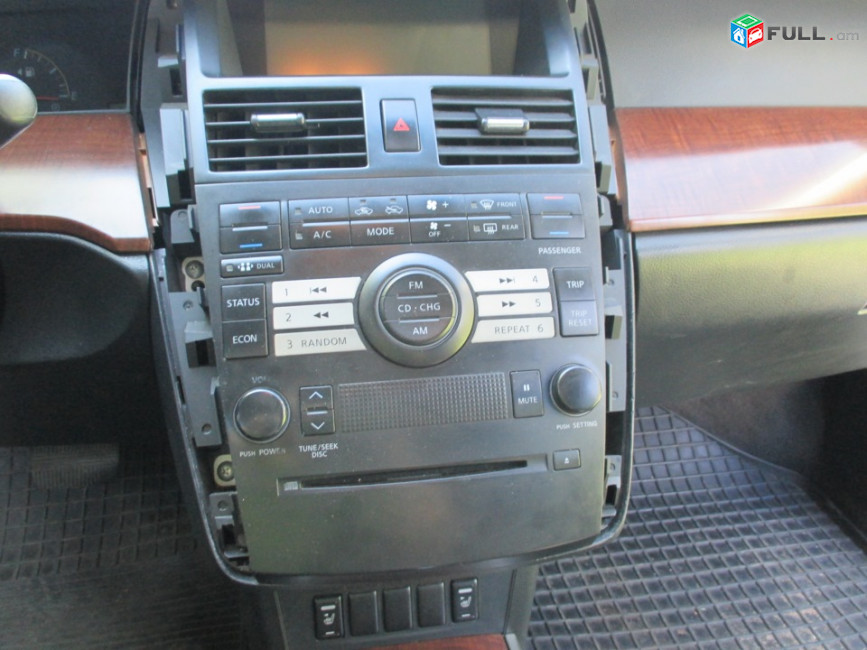 AUX bluetooth sd card fm radio USB nissan j31 teana