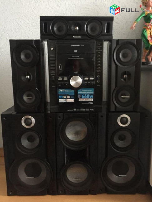 Panasonic Vk-860 DVD DIVx USB AUX Music port 5 cd changer