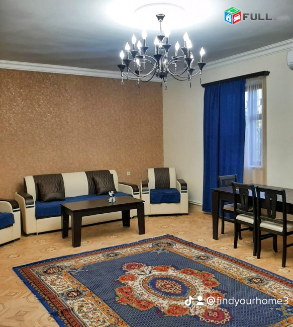3 սենյականոց բնակարան Էրեբունիում, 100 ք.մ., եվրովերանորոգված, քարե շենք ,400,000 ֏ ամսական 