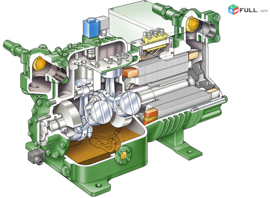 Bitzer Copeland Dorin մխոցային շարժիչների վերանորոքում