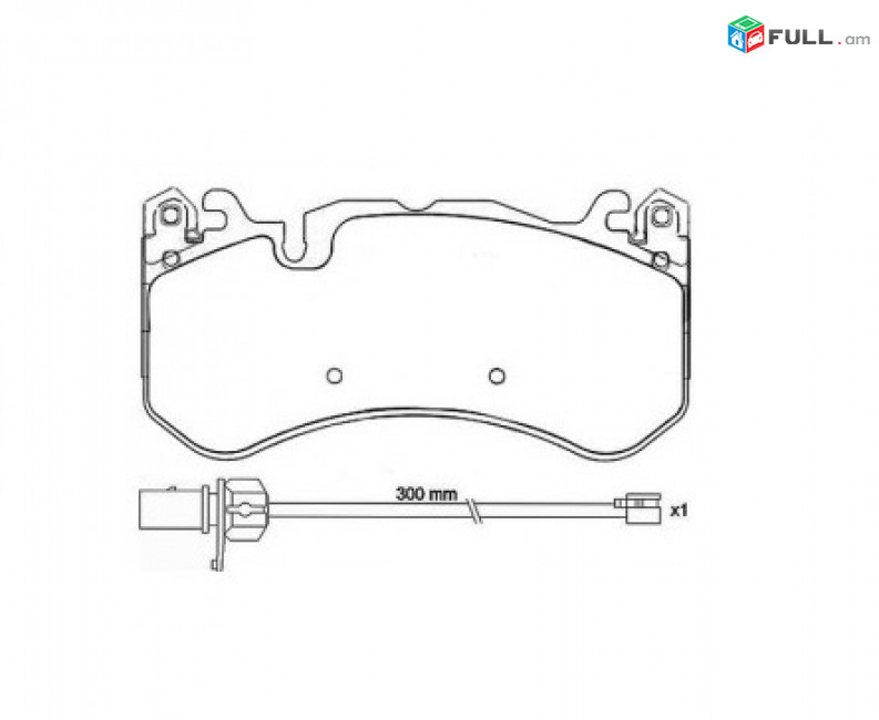 MERCEDES դիմացի արգելակման կոճղակ, Колодки тормозные	5088