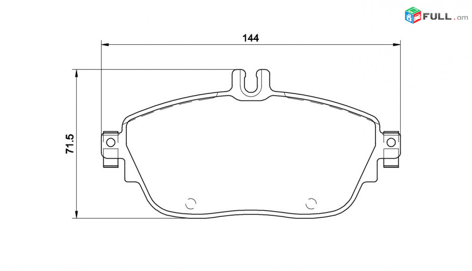 MERCEDES A-Class արգելակման կոճղակ դիմացի, Колодки тормозные передние. 0709