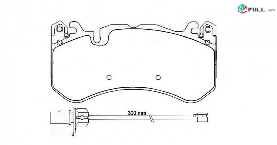 AUDI RS6 արգելակման կոճղակ դիմացի, Колодки передние. 0747