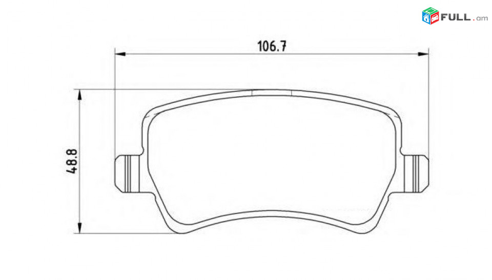 VOLVO S60 արգելակման կոճղակ հետևի, Колодки тормозные задние. 1518