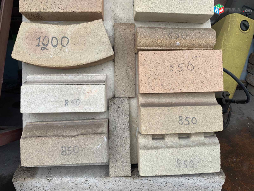Decorativ dekorativ tomet Tambl brushatka solo : Դեկորատիվ քարեր, դեկորատիվ աղյուսներ