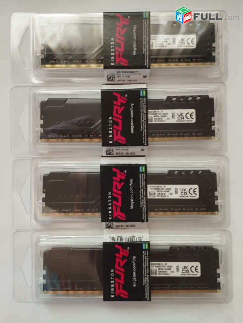 RAM Kingston Fury Beast DDR4 16GB 3200MHz Gaming նոր