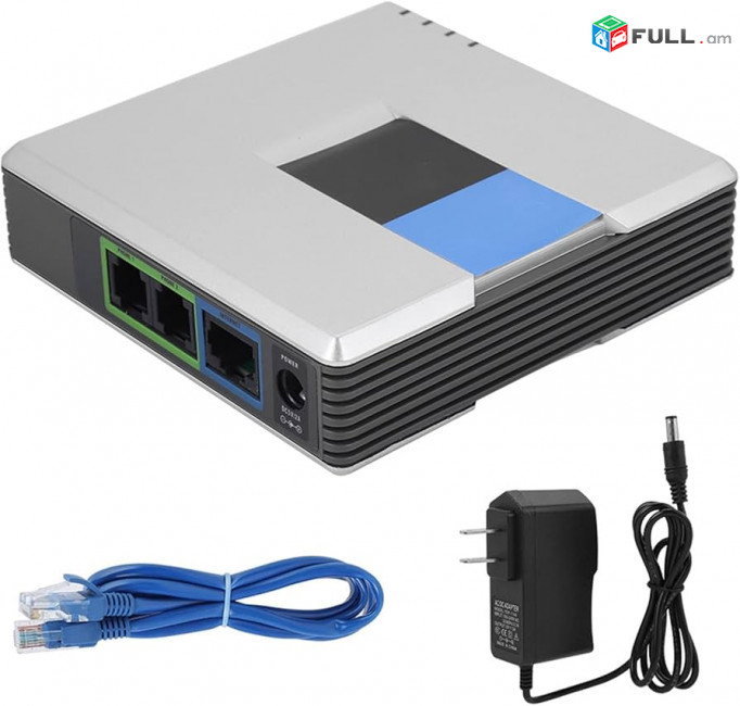 Linksys PAP2T VoIP Phone Voice Adapter SIP VoIP Internet Phone Adapter 2 FXS Ports