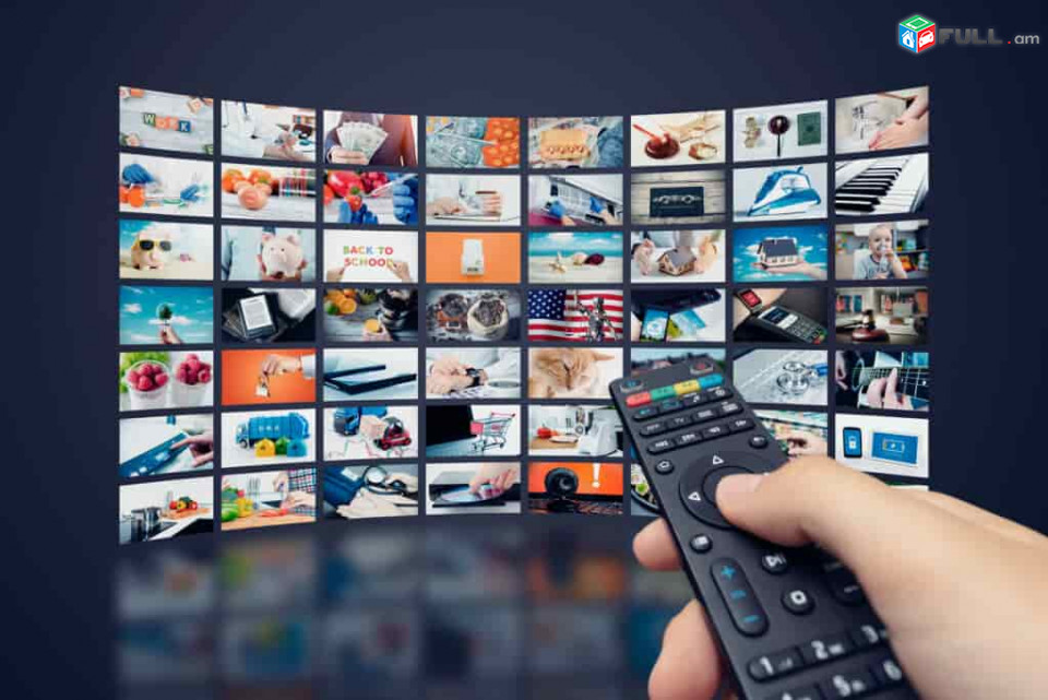 Բարձր որակի IPTV միացում 1000 + ալիք 1200 A M D Հայկական 80 + ալիք 1000 A M D Սպորտ փաթեթ 250 + ալիք 1500 A M D
