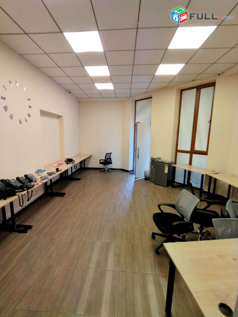 Վարձակալությամբ է տրվում կապիտալ վերանորոգված գրասենյակային տարածք Արաբկիրում, Կիևյան փողոցում, 60 ք.մ.
