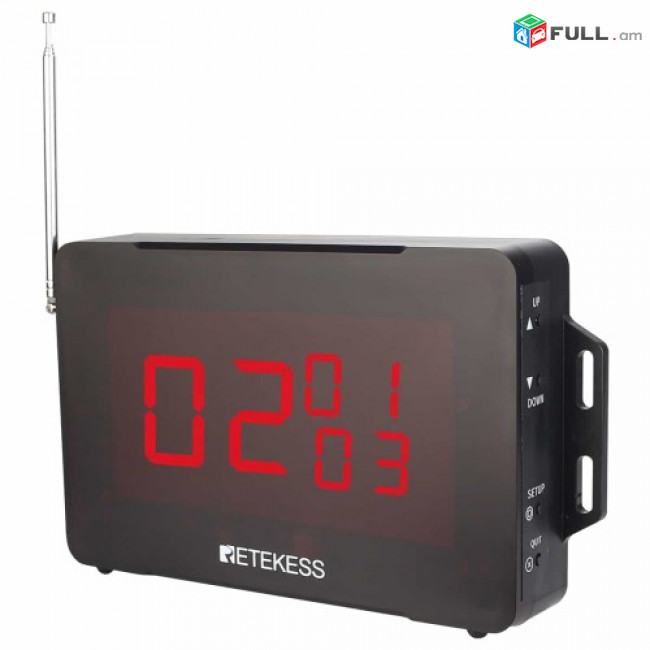 RETEKESS TD136 ընդունիչ էկրան անլար հերթի զանգի համակարգ