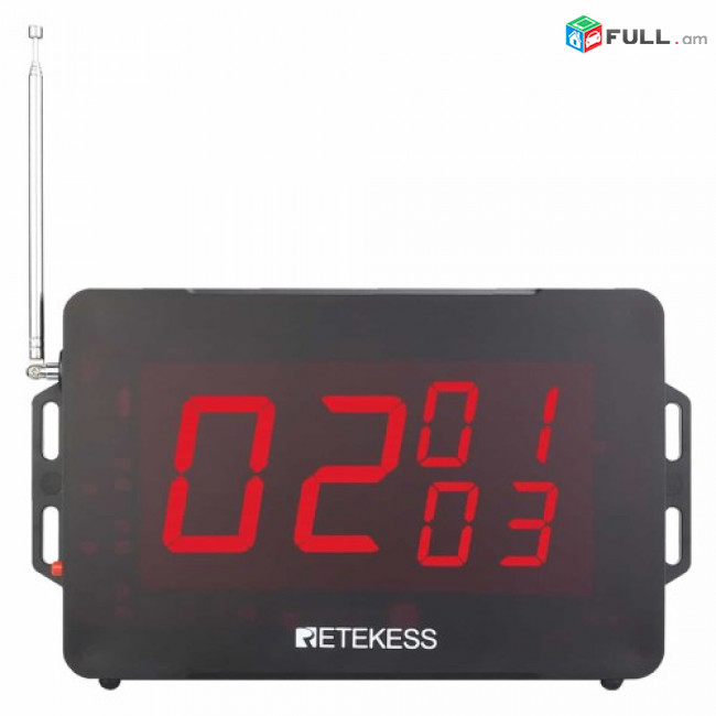 RETEKESS TD136 ընդունիչ էկրան անլար հերթի զանգի համակարգ