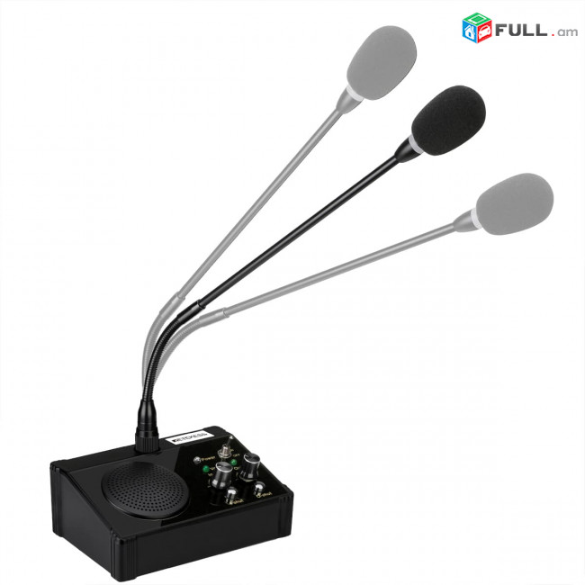 Waterproof Intercom Speaker System Black