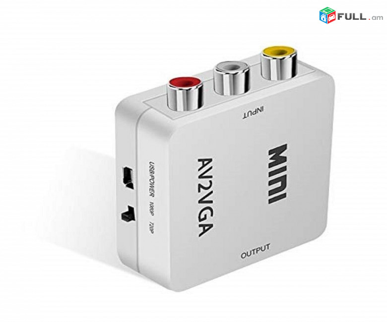 Video Converter AV2VGA վիդեո փոխարկիչ AV դեպի VGA վիդեո փոխարկիչ адаптер