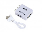 Video Converter AV2VGA վիդեո փոխարկիչ AV դեպի VGA վիդեո փոխարկիչ адаптер