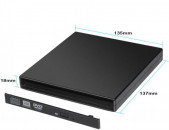 Արտաքին External DVD/CD-ROM Slim Portable Optical Drive USB 2.0 for PC Notebook Case