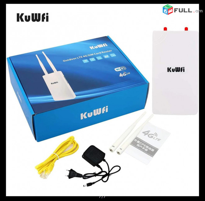 4G SIM Card Mobile WIFI outdoor Router KuWFi CPF905 WAN + LAN Արտաքին անտենա роутер Ռոուտեր ուղորդիչ երթուղիչ GSM 3G DVR IP camera