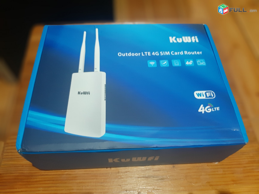 4G SIM Card Mobile WIFI outdoor Router KuWFi CPF905 WAN + LAN Արտաքին անտենա роутер Ռոուտեր ուղորդիչ երթուղիչ GSM 3G DVR IP camera