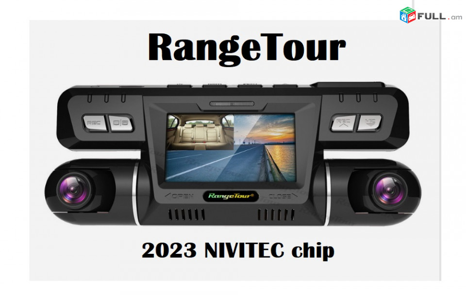 Регистратор Range Tour Dash Cam B80 GPS ADAS տեսախցիկ видеорегистратор CAR DVR CARCAM